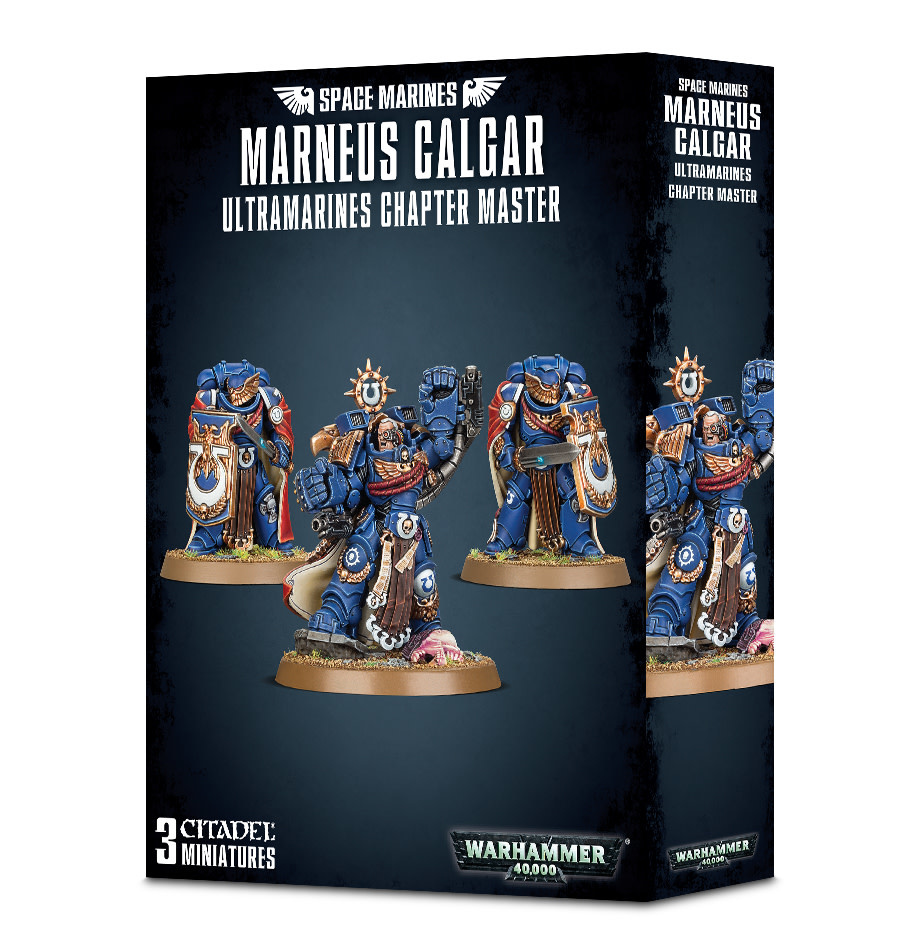 Warhammer 40k Ultramarines Marneus Calgar With Victrix Honour Guard