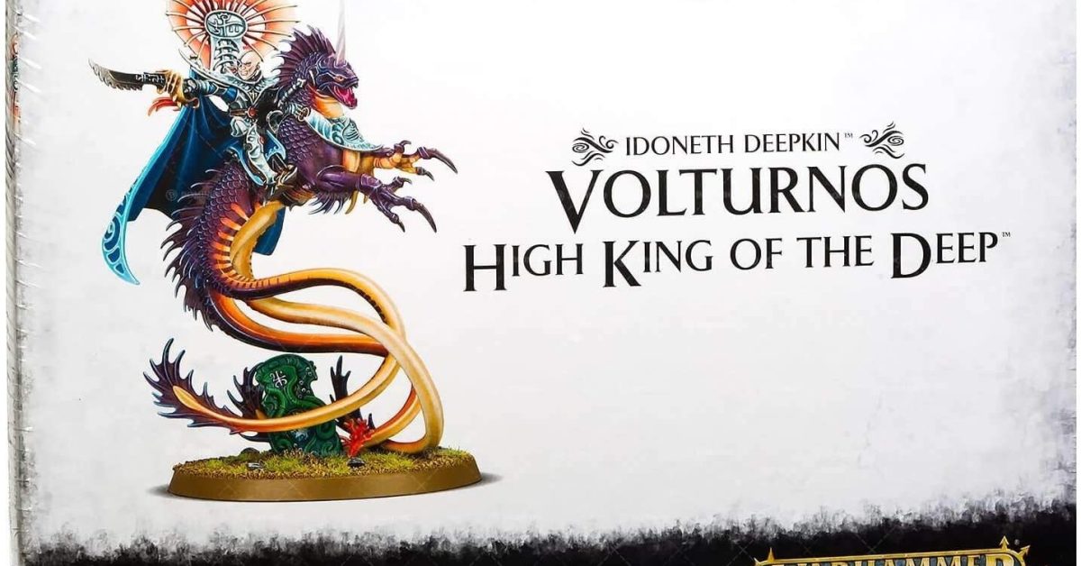 Age Of Sigmar Idoneth Deepkin Volturnos High King Of The Deep The