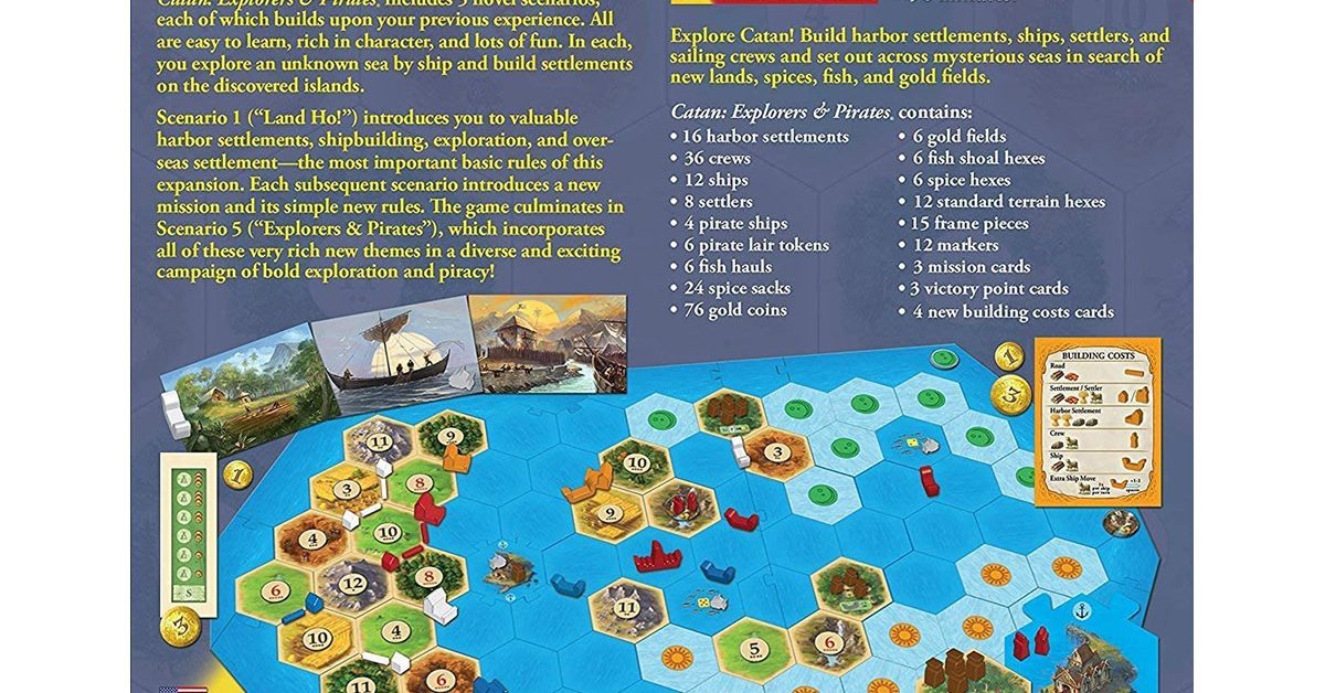 Catan Expansion: Explorers & Pirates - The Relentless Dragon Game Store