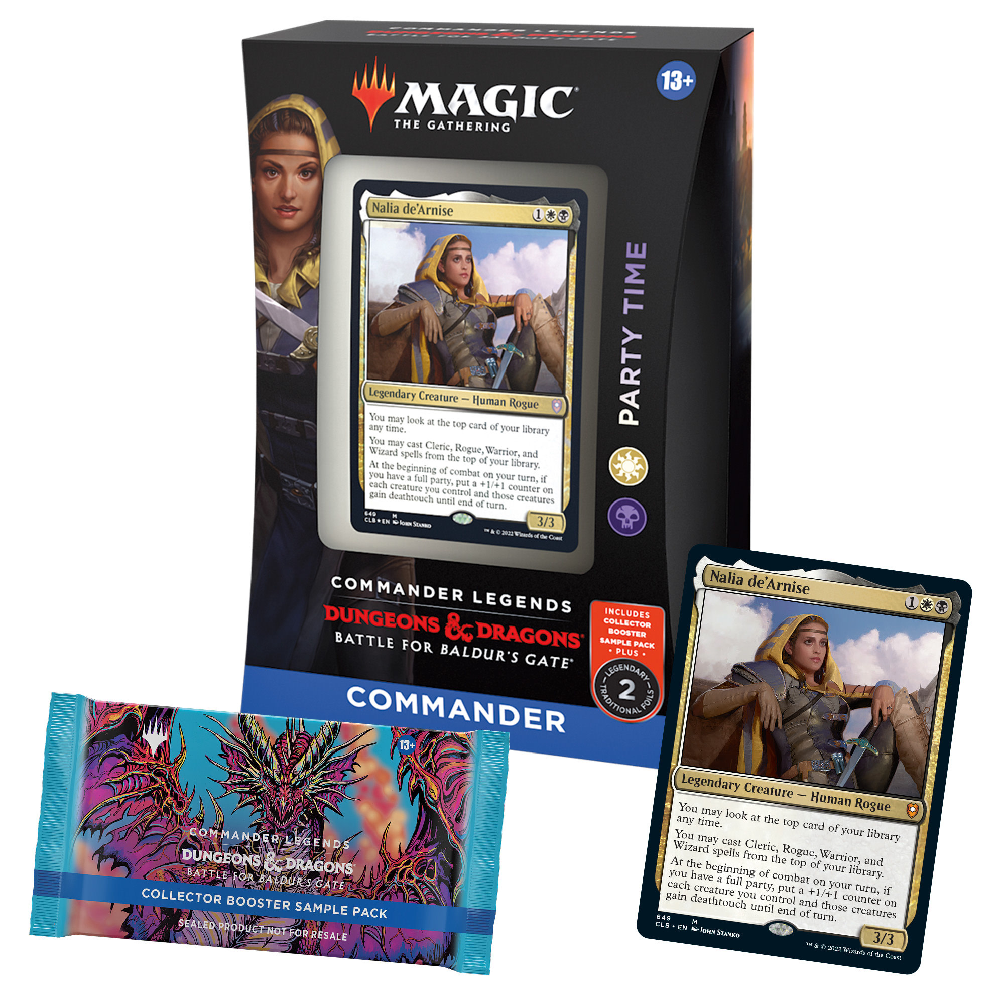 Magic: Commander Deck: Commander Legends: Battle for Baldur's Gate: Party  Time (White-Black) - The Relentless Dragon Game Store