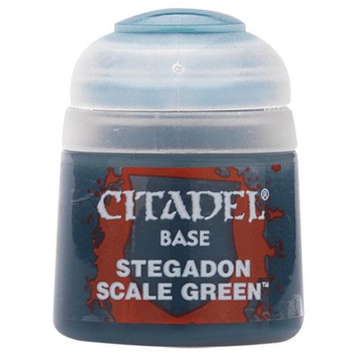 Citadel: Base Paint: Stegadon Scale Green 12ml - The Relentless Dragon ...