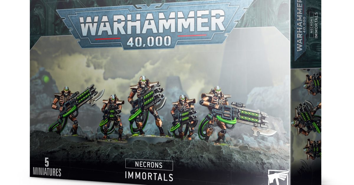 Warhammer 40K NECRONS. Immortals