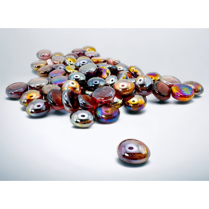 Glass Stones: Crystal Amethyst Iridized (40 Counters) - The Relentless ...