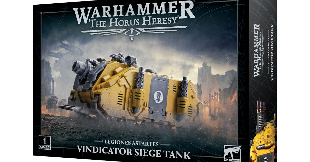 Warhammer: The Horus Heresy: Legiones Astartes: Vindicator Siege Tank ...